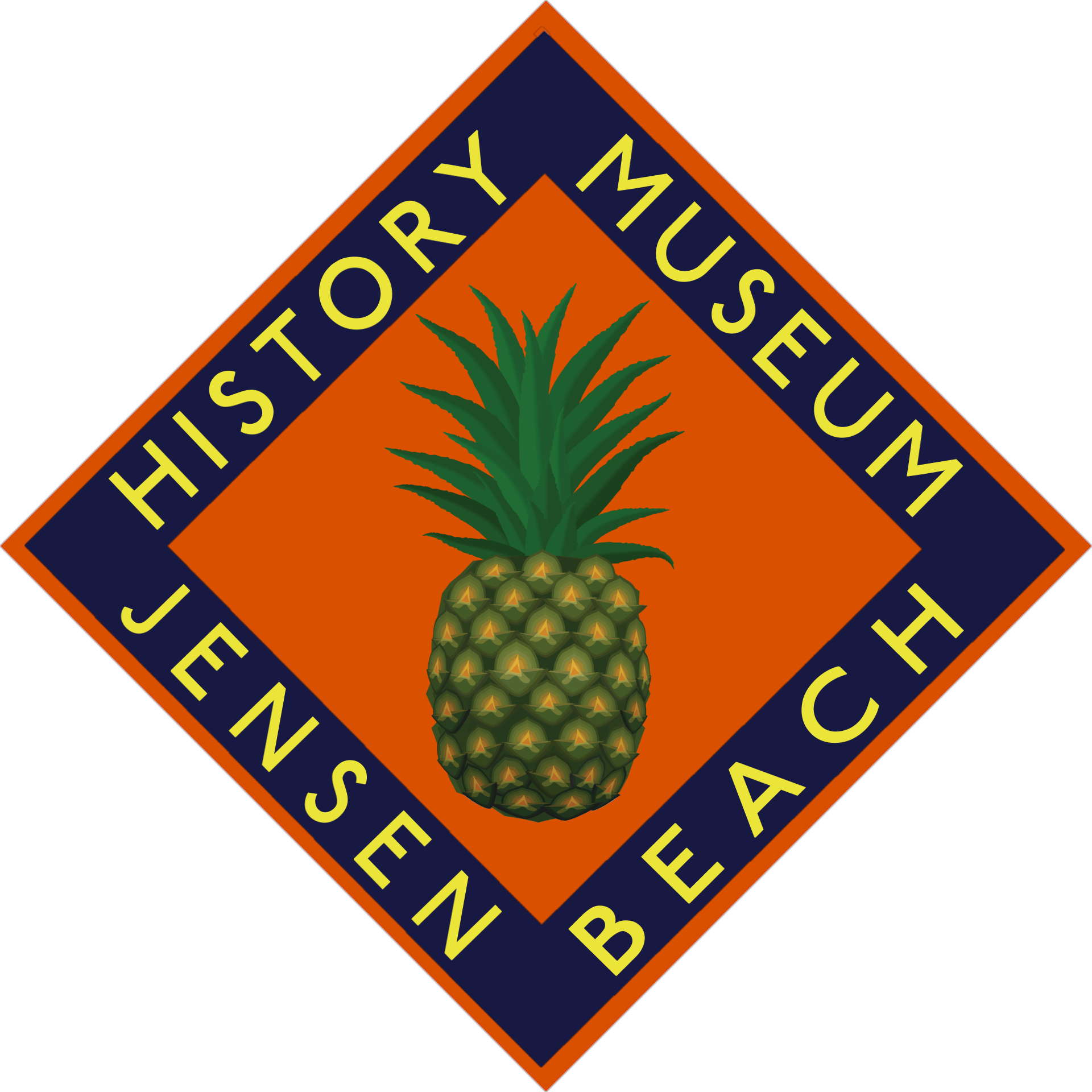Jensen Beach History Museum logo; brand identification, not a venue photograph